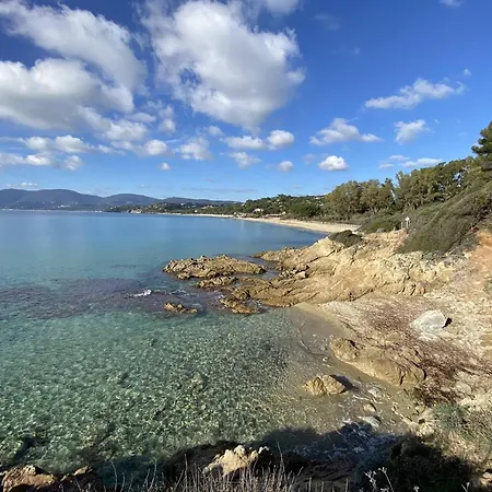 Rénovée Proche Gigaro, Vue Mer, Terrasse - Fr-1-726-53 *